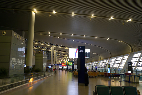 合肥新桥国际机场航站楼内景