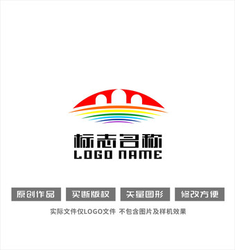 彩虹桥标志logo