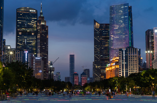 广州城市夜景