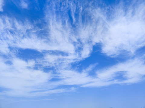 碧蓝天空