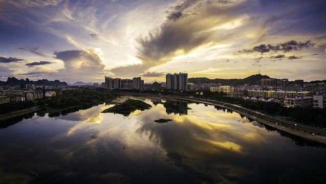 桂林荔浦市风光