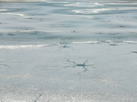 冰冻水面纹理素材