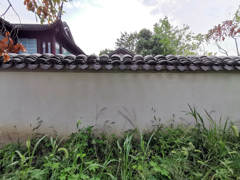 中式仿古院墙
