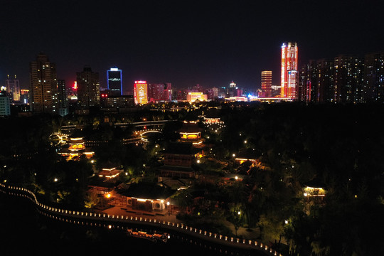 太原夜景航拍