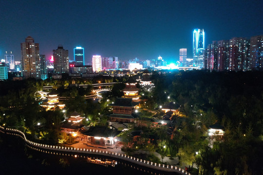 太原夜景航拍