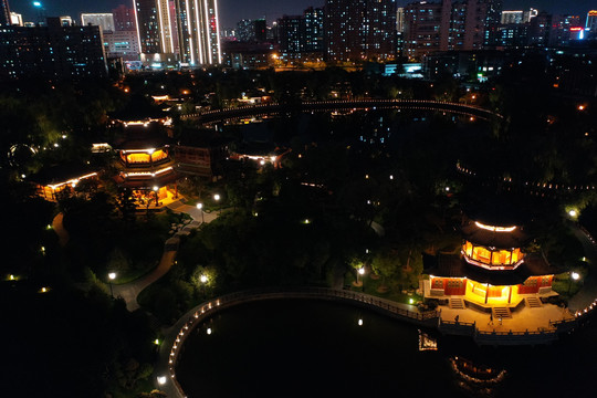 太原夜景航拍