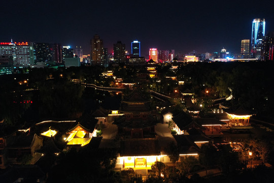 太原夜景航拍
