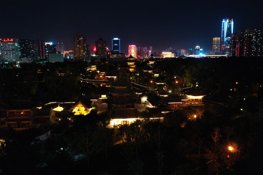太原夜景航拍