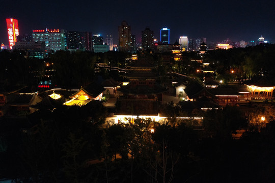 太原夜景航拍