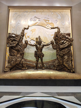 河南博物院铜象