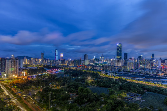 深圳城市夜景风光