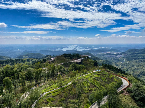 简阳丹景山风景