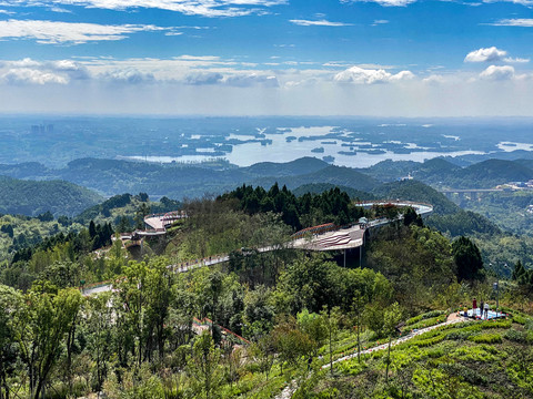 简阳丹景山风景