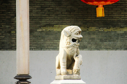 广州陈家祠石狮子