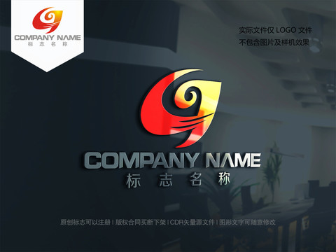 字母CJ设计logo标志商标J