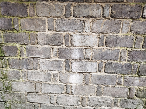 老式青砖墙