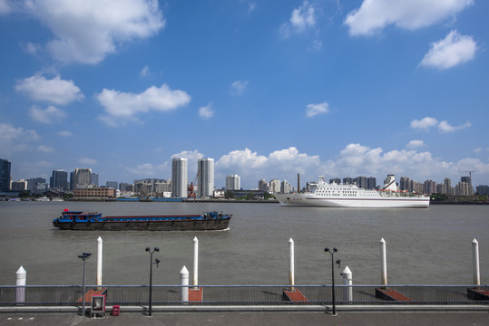 上海黄浦江两岸风景