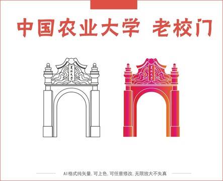 中国农业大学老校门