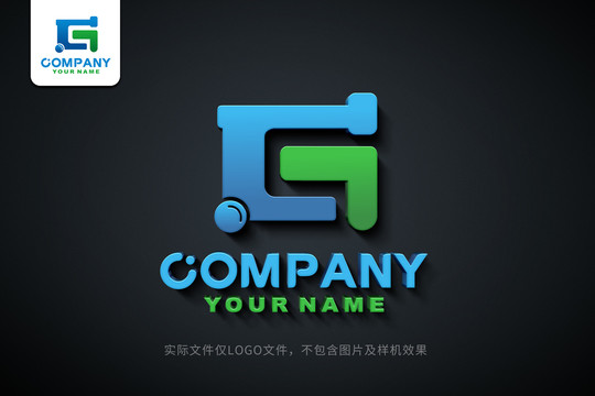 字母CG标志GC