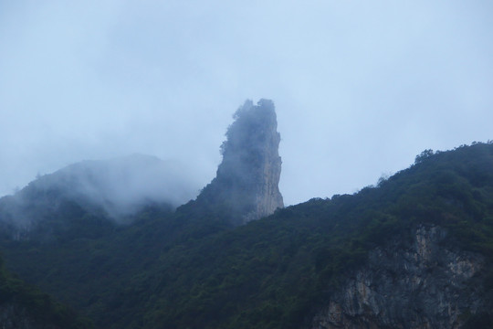 重庆巫县巫山神女峰