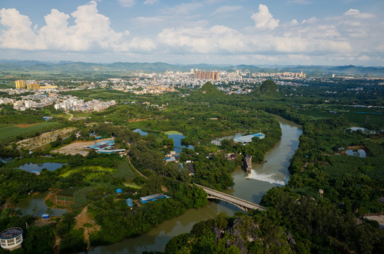 龙州县城