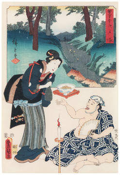 歌川广重户冢