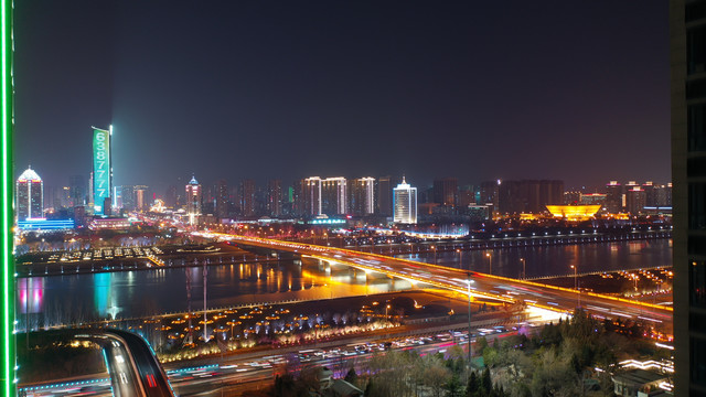 汾河夜景