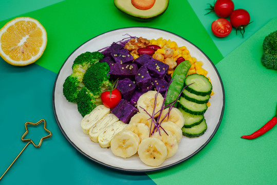 紫薯香蕉减脂餐
