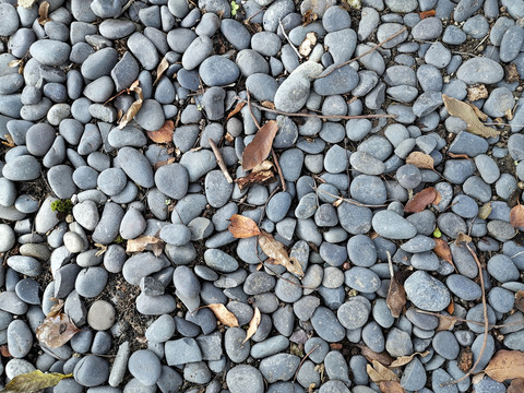 灰色鹅卵石