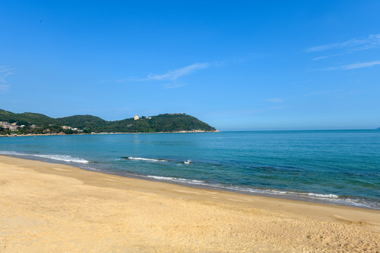 汕头南澳岛钱澳湾海边沙滩