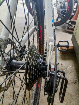 自行车齿轮铁链