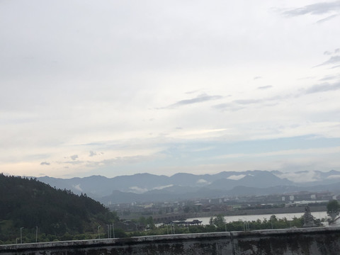 国道风光道路树木