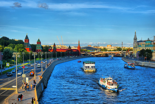 莫斯科河两岸风光