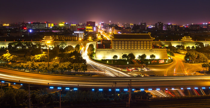 安远门夜景