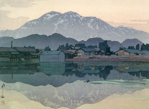 吉田博在丝鱼川