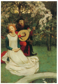 霍华德派尔他坐在院子里为她唱了歌