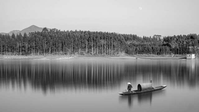 山水风景湖泊自然风光