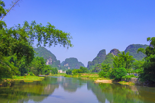 山水风景绿水青山