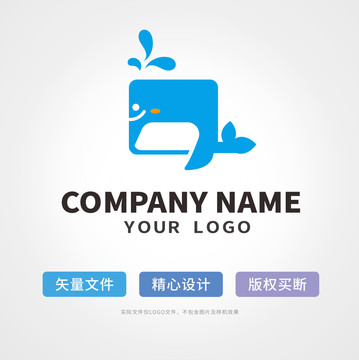 鲸鱼logo