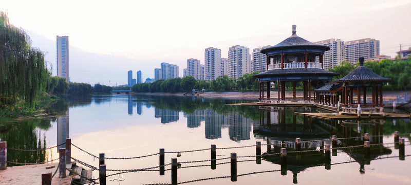 公园小湖