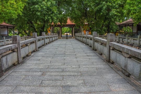 广化寺石栏杆