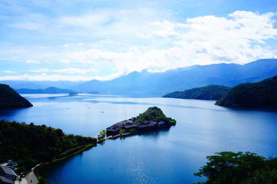 泸沽湖里格半岛