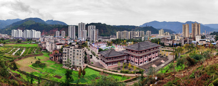 荥经县城之颛顼广场
