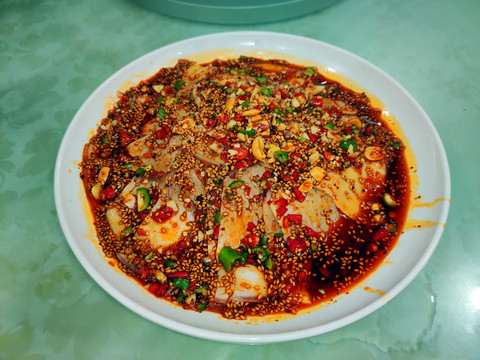 香辣五花肉片