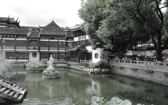 上海豫园老照片