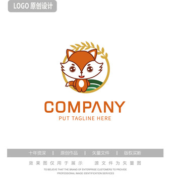 狐狸水稻logo