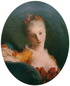 弗拉戈纳尔玛莉马德里吉玛的肖像