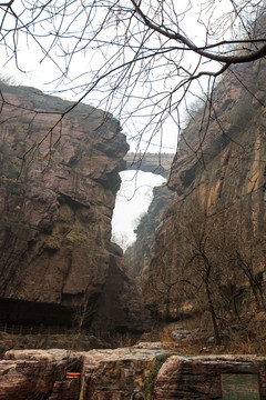 河南焦作云台山红石峡风光