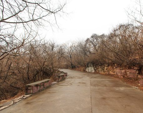 河南焦作云台山风景名胜区山路