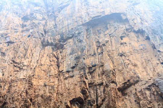 焦作云台山潭瀑峡U型峡谷画壁